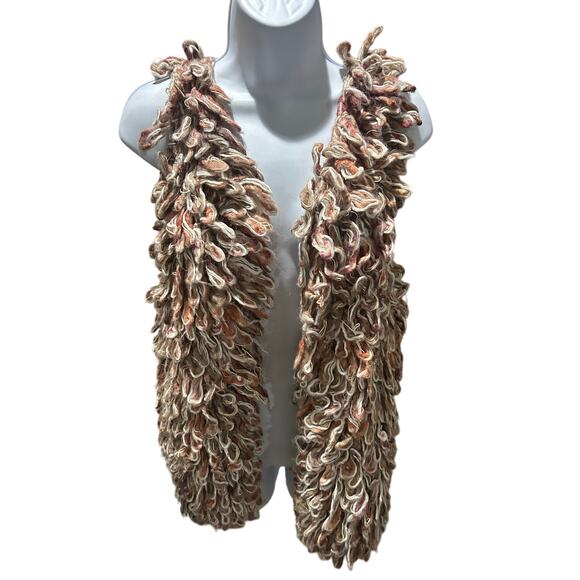 Hand knit by dollie multicolored vest “one of a kind” - Picture 1 of 2